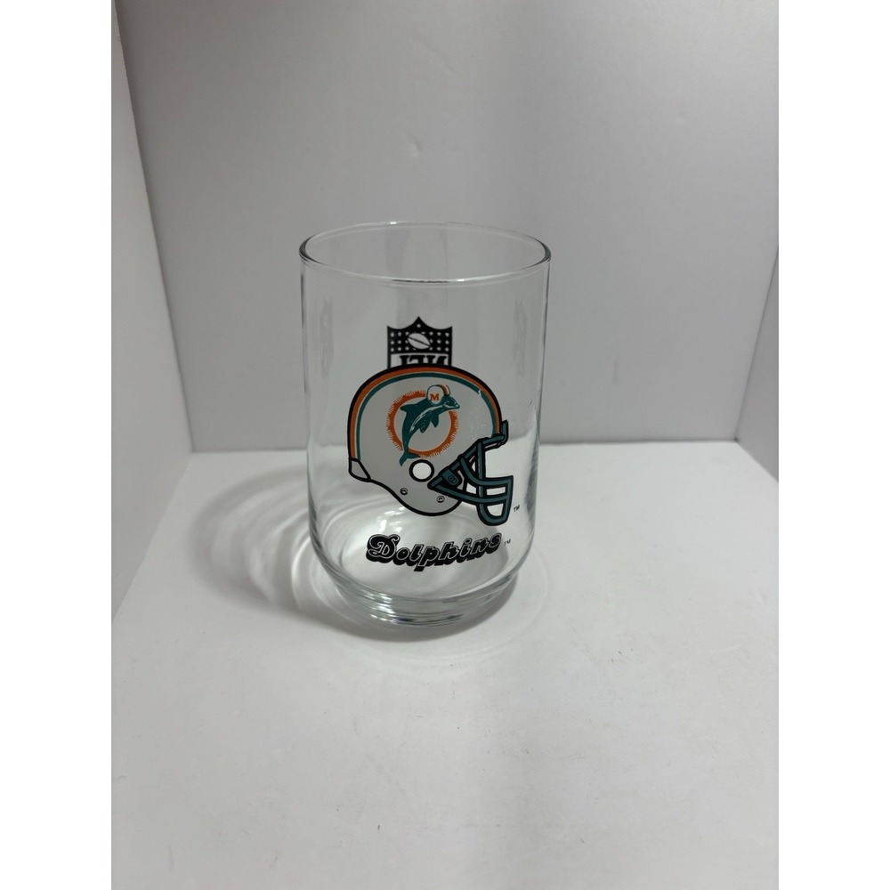 Miami Dolphins Collector Glass -‎ Helmet Logo - Football NFL